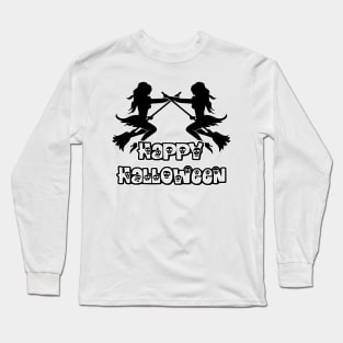 Pretty Halloween Witches - Happy Halloween - 1510201457 Long Sleeve T-Shirt